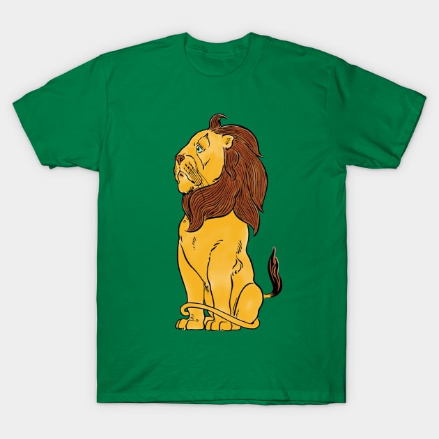 Vintage Lion from the Wizard of Oz T-Shirt by MasterpieceCafe